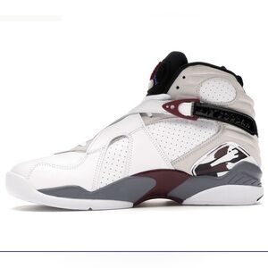 jordan 8 retro NIKE white burgundy